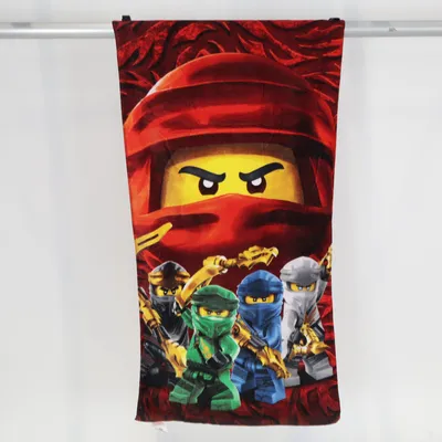 Bath towel (Red, Blue, Multicolored) from LEGO Cotton