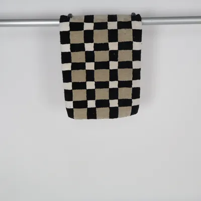 Badezimmerteppich (Schwarz, Beige) von Lagerhaus Polyester
