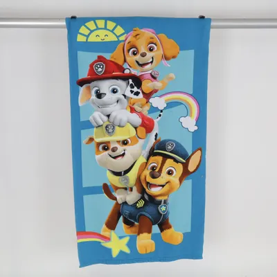 Beach towel (Blue, Multicolored) from Paw Patrol