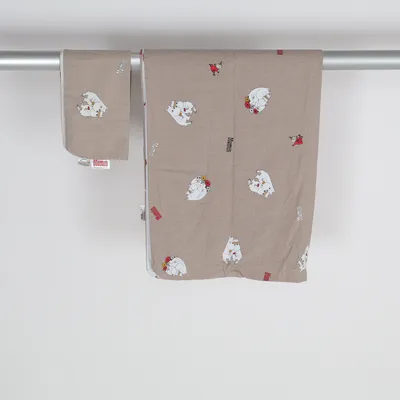 Bäddset (Vit, Beige, Flerfärgad) från Mumin Bomull