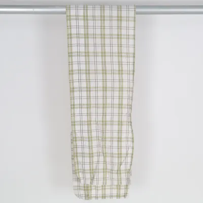 Table runner (White, Green) from Boa Textil Cotton