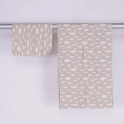 Bäddset (Vit, Beige) från My Baby Bomull