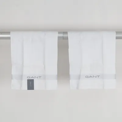 Håndklæde (Hvid) fra GANT Bomuld