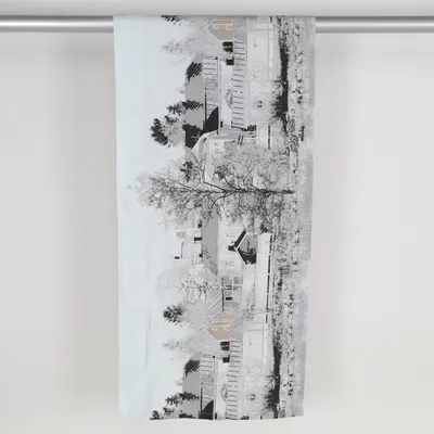 Gardinkappa (Grå, Vit, Svart) från Vallila Bomull, Polyester