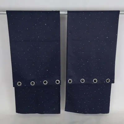 Öljettgardin (Blå, Flerfärgad) från Vertbaudet Polyester