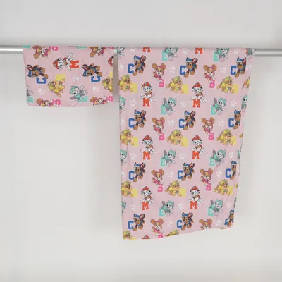 Bed set (Pink, Multicolored) from Character World Polyester