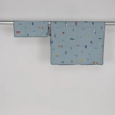 Bäddset (Blå, Flerfärgad) från Sebra