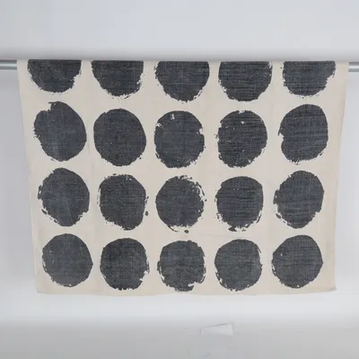 Vävd matta (Vit, Grå) från Design by Lagerhaus Bomull