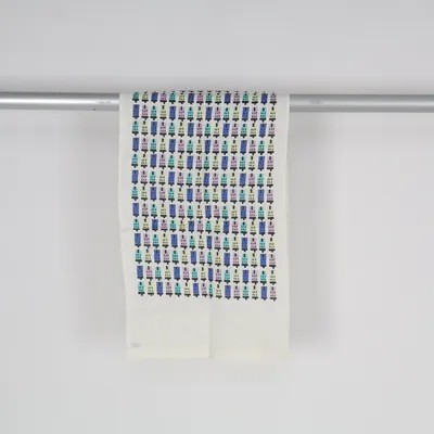 Table runner (White, Multicolored) from Kardelen Linen
