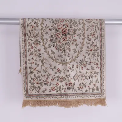 Laagpolig vloerkleed (Beige, Meerkleurig)