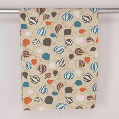 Textil (Beige, Flerfärgad)