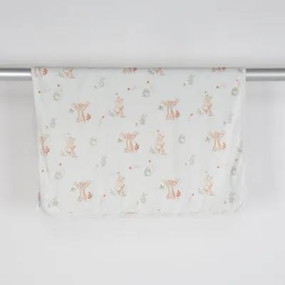 Babyfilt (Vit, Flerfärgad) från Disney Baby Polyester