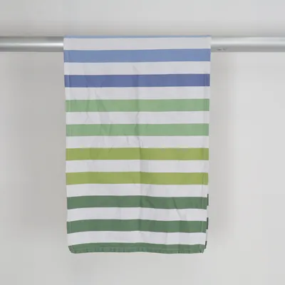 Table runner (White, Blue, Green) from Sander Cotton