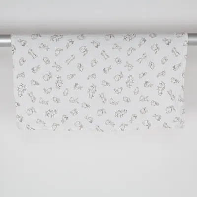 Baby blanket (White, Multicolored)