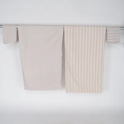 Bäddset (Rosa, Vit) från Åhléns Bomull