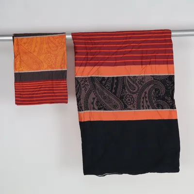 Bäddset (Orange, Brun) från Kleine Wolke Bomull