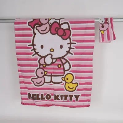 Bäddset (Rosa, Flerfärgad) från Hello Kitty Bomull