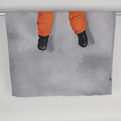 Påslakan (Grå, Orange) från Lifetime Bomull
