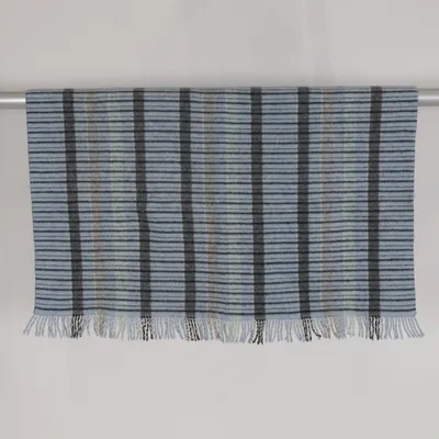 Pläd (Blå, Flerfärgad) från Designers Guild Ull