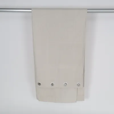 Ringgordijnen (Beige)