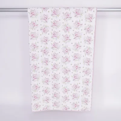 Sprei (Wit, Roze) van Hemtex Katoen