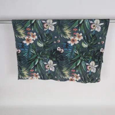 Tæpppe (Grøn, Hvid, Flerfarvet) fra Hemtex Polyester