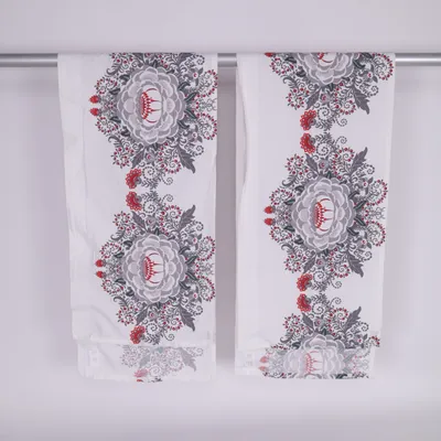Curtain pelmet (White, Multicolored) from Vallila Polyester, Wool
