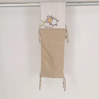 Cot bumper (Beige, White) from My Baby