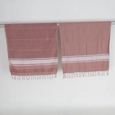 Beach towel (Pink) from Lawrence Grey Home Cotton