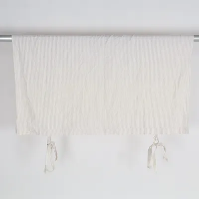 Hissgardin (Beige, Vit) från Nyblom Kollén Bomull