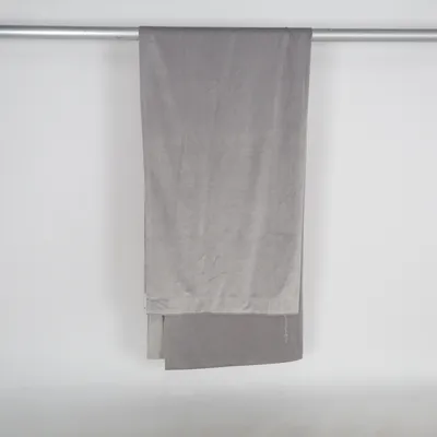 Gardin med rynkebånd (Grå) fra Hemtex Polyester