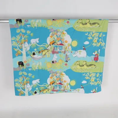 Duvet cover (Blue, Multicolored) from Moomin Characters