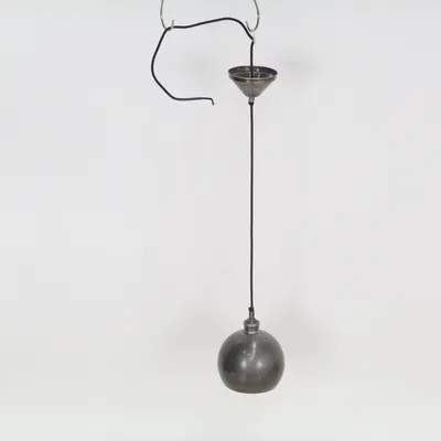 Taklampa (Grå, Guldfärgad)