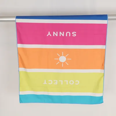 Beach towel (Pink, Orange, Yellow, Blue, White, Multicolored)