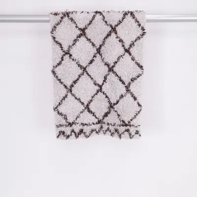 Bathroom mat (White, Multicolored) from H&M Home Cotton