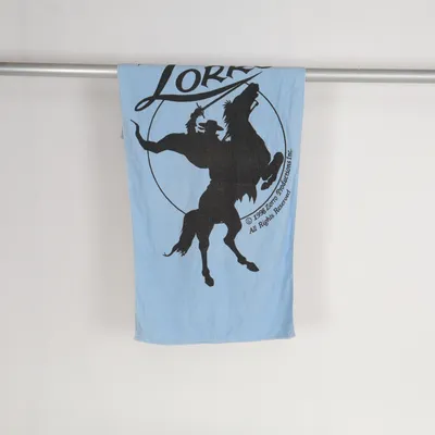 Bath towel (Blue, Black) from Almedahls Cotton