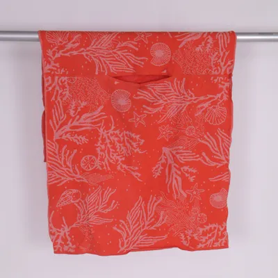 Badlakan (Orange, Vit) från Tchibo Ekologisk bomull