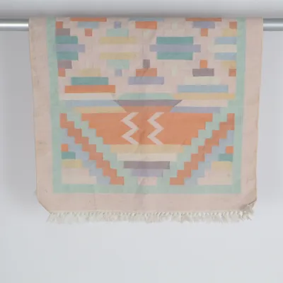 Geweven tapijt (Beige, Meerkleurig)