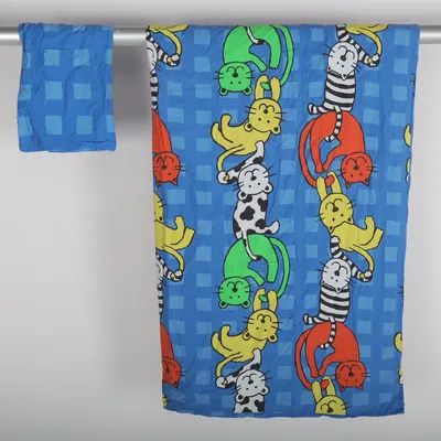 Bed set (Blue, Multicolored) from IKEA Cotton