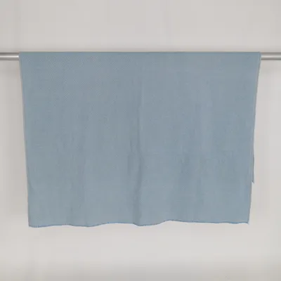 Pläd (Blå, Vit) från Forsbro Ull