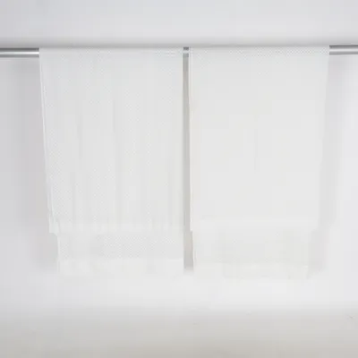 Rideau passe tringle (Blanc)