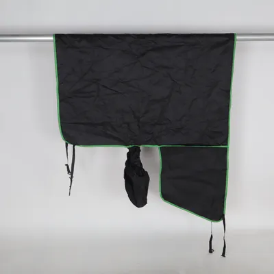 Biltäcke (Grå, Grön)