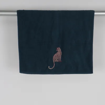 Bath towel (Green, Multicolored) from Linvosges