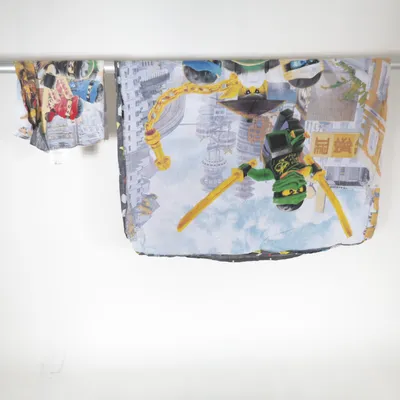 Bed set (Gray, Multicolored) from Character World Cotton