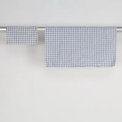 Bäddset (Blå, Vit) från Living by Hemtex Bomull