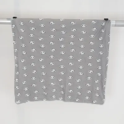 Baby blanket (Gray, White) from Lindex Newborn Cotton