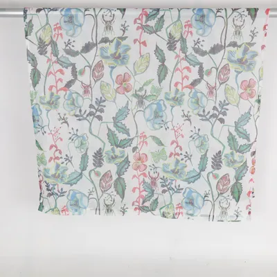 Kanallängd (Vit, Flerfärgad) från Indiska Polyester