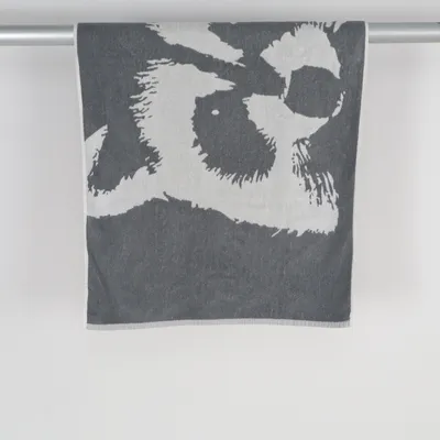 Badhanddoek (Grijs, Wit) van Finlayson Katoen