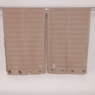 Öljettgardin (Beige) från Rusta Home Polyester