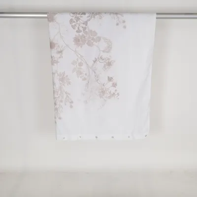 Badeforhæng (Hvid, Beige) fra H&M Home Polyester